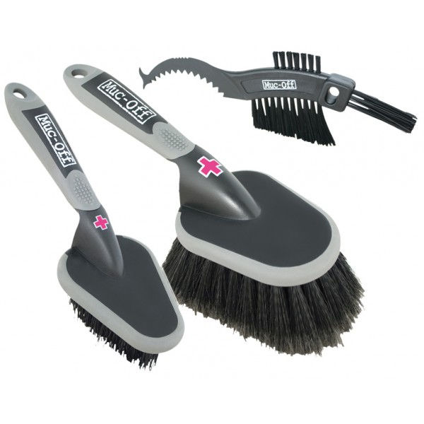 Muc-Off Trousse de 3 Brosses